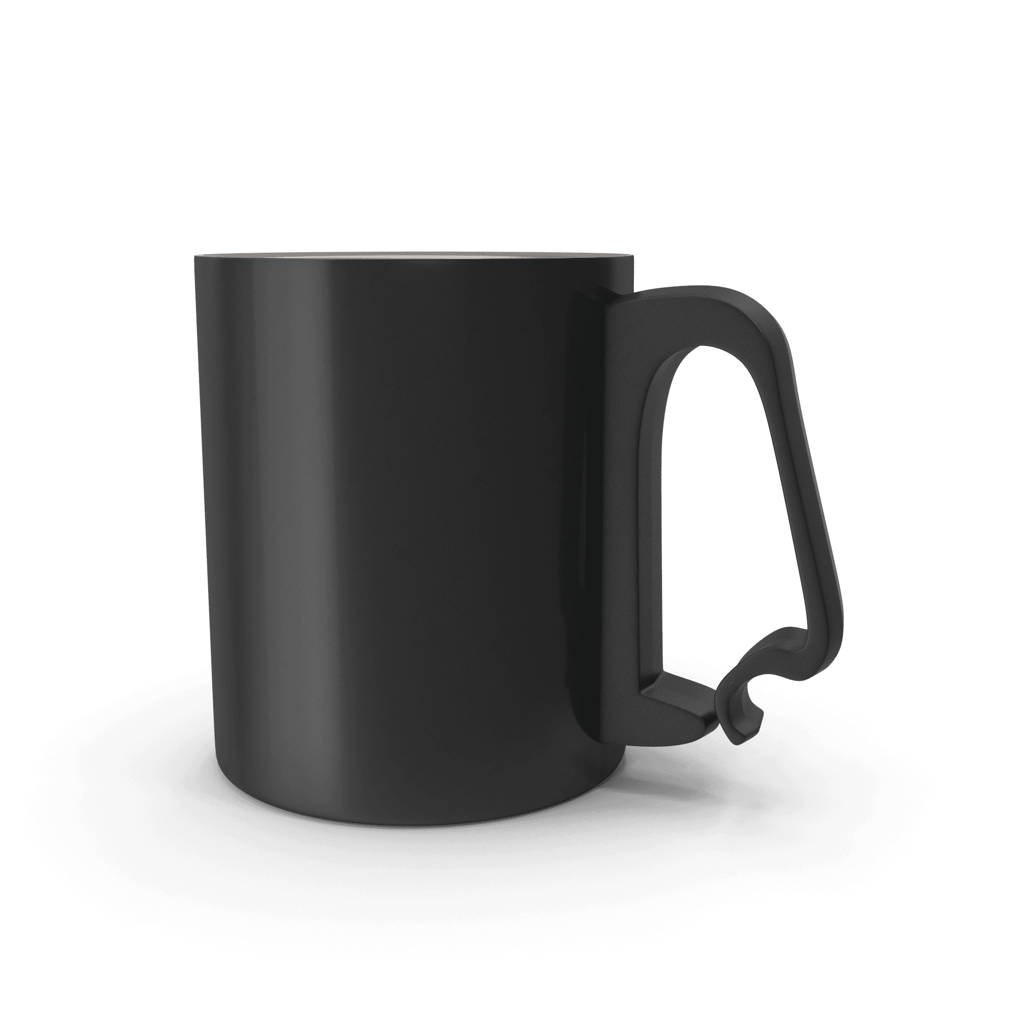 Black Aluminium Cup